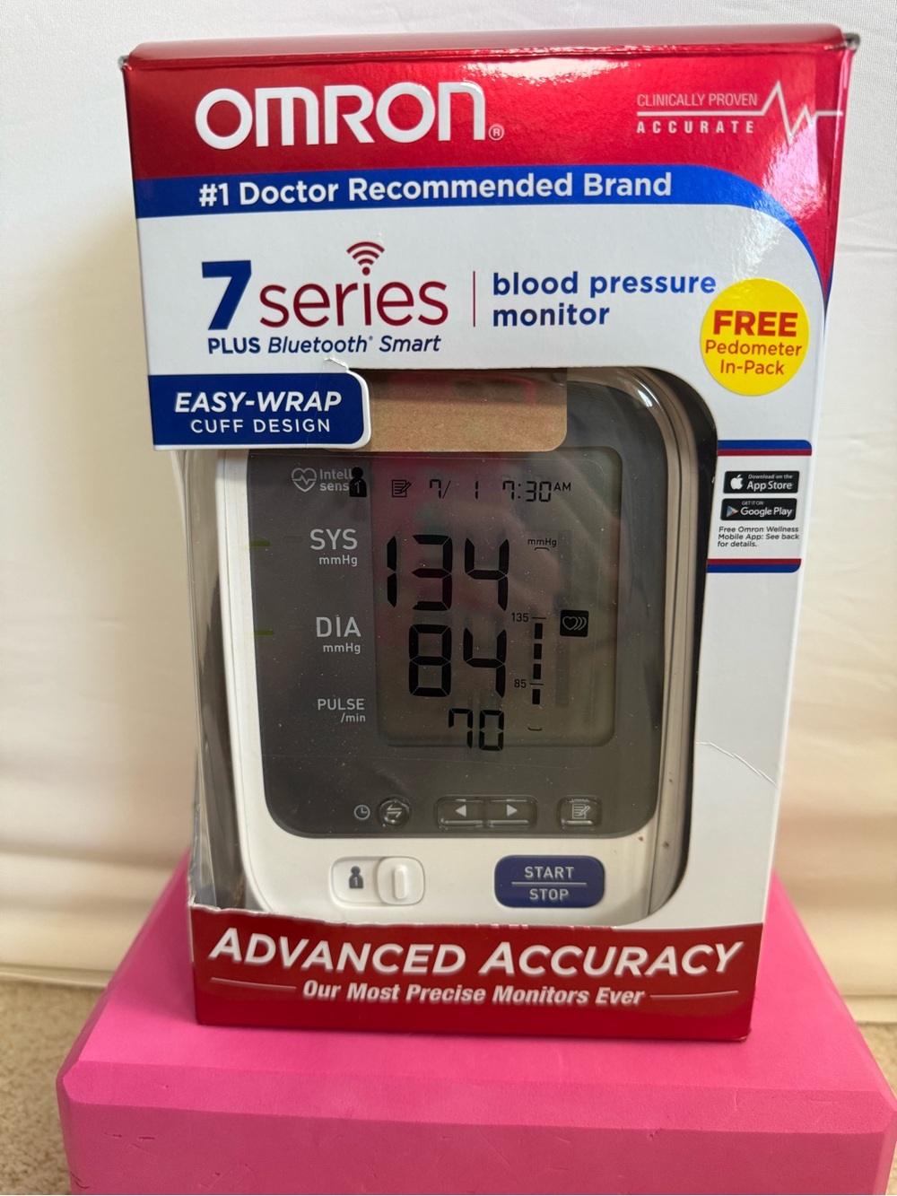 Omron 7 Series Upper Arm Blood Pressure Monitor Cuff • NIB